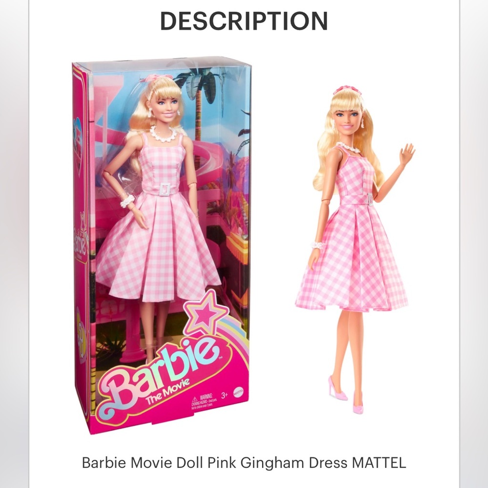 SALE!! Barbie doll( The Movie Collectible Doll)Margot Robbie as Barbie